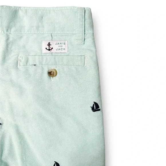 Janie & Jack | Sailing Embroidered Oxford Shorts (18-24 mos) ⚓️ - Picture 5 of 6